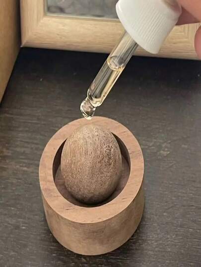 Wooden Spherical Essential Oil Diffuser, Enhances Home & Bedroom Fragrance, Eliminates Indoor Odors, Also Serves As Home Decor