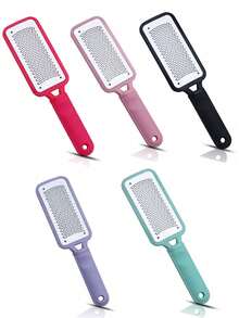 1个不锈钢足部磨砂膏，用于去除老茧和硬皮，塑造优美足部，足部护理，足部磨砂膏，情人节礼物，新年礼物，旅行必备 - 黑色 - 查看 8