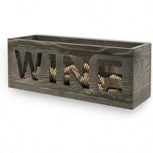 Wine Rack & Wine Glass Rack - gris - Görünüm 1