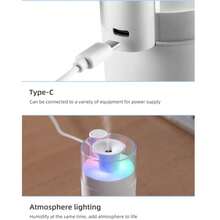 1pc Exquisite Mini Humidifier, Home USB Aroma Diffuser, Room Decor Light And Mood Lamp, Valentine's Day Gift, Suitable For Living Room, Bedroom, Office, Ballroom, And Other Places - Multicolor - View 11