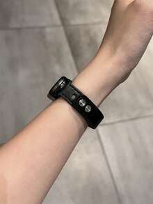 小米手环 8/9/10/NFC 专用真皮表带，男女通用