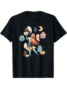 Nightmare Before Christmas Dark Jack & Sally T-Shirt - 黑色 - 查看 1