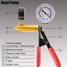 Dispositivo de Purga de Frenos, Bomba de vacío, Juego de purgador de Frenos para Coche, Moto, probador de vacío, comprobador de presión con Bolsa de Transporte - Rojo - Ver 2