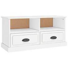 Mobile porta TV vidaXL, bianco, 93x35,5x45 cm, materiale a base di legno - Cammello - Visualizzare 11