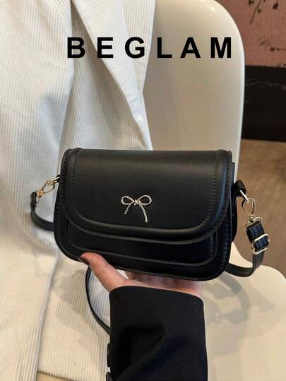 新款时尚米尼翁蝴蝶结迷你马鞍包斜挎包，夏季个性 INS 女士单肩包别致小方包适合购物、通勤