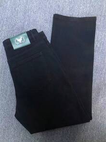 DG XUNLIN MODA 2025Nuevo , Ropa masculina de alta calidad, jeans negros de cintura media y , viajes de Negocios diarios, ocio, comodidad, primavera e invierno, armarios imprescindibles - Negro - Ver 6