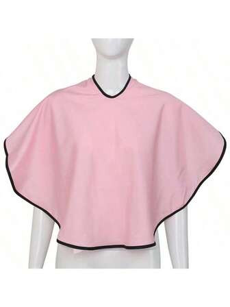 1 pieza Capa de peluquería de grado salón, adecuada para cortes de pelo, peinados, coloración, decoloración, no pegajosa, impermeable, perfecta para permanentes y coloración en casa, una herramienta esencial de peluquería