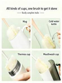 1支装持久耐用的玻璃瓶刷 - 适用于多种类型的瓶子！厨房用品 厨房配件 厨房 厨房工具