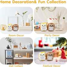 1pc Woven Bread Plush Doll Ornaments, With Encouraging Words, Can Be Used As Small Gifts For Friends And Family. Lovely Plush Doll Gift Design And Encouraging Words Are Very Warm And Sweet! These Lovely Dolls Will Always Be Your Friends - Multicolor - View 3