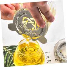 TOYANDONA Colador para Cócteles de Acero Inoxidable Filtro Resistente para Barra Estándar para Hielo y Frutas Machacadas Bebidas - 1 - Ver 7