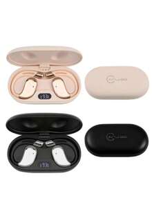 Open Ear Bluetooth Headphones - Comfortable, Lightweight, Long Battery Life, Type-C Charging - 米色 - 查看 7