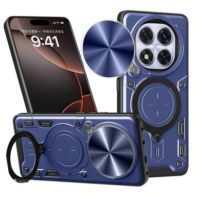 Suitable For Redmi Note 14 Pro 5G/Compatible With POCO X7 5G Phone Case With Sliding Camera Lens And Stand