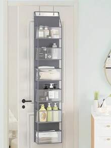 悬挂式收纳袋，门挂式收纳袋，壁挂式收纳袋，适用于化妆品、玩具、杂物，卧室、浴室、办公室、衣柜等家居空间节省收纳袋，整理收纳袋，可折叠家用收纳袋，厨房用品，房间装饰，收纳整理，家居用品 - 彩色 - 查看 4