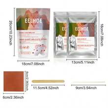 EELHOE 情侣手部造型粉DIY,适合送给情侣、家人、朋友、爱人、父母,也可作为生日礼物。使用方法简单:将造型粉和水倒入桶中,用搅拌棒搅拌均匀。将手放入溶液中,等待3-5分钟直至凝固。轻轻甩动手取出,然后将剩余的造型粉和水倒入另一个桶中,用搅拌棒搅拌。 - 彩色 - 查看 13