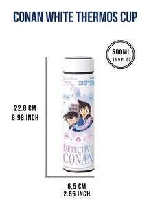 Cốc giữ nhiệt thép không gỉ Detective Conan 316 (500ML) – Cốc Anime chủ đề màu pastel in hình Conan và Shinichi, giữ nhiệt/lạnh lâu dài, hoàn hảo cho người hâm mộ Conan/thanh thiếu niên uống nước hàng ngày (sử dụng khi đi học/đi làm/đi chơi/giải trí), Bộ sưu tập Anime bí ẩn dễ thương, Quà tặng lý tưởng cho người yêu Anime (tuyệt vời cho sinh nhật/trao đổi đồ lưu niệm Anime/trở lại trường học) - Cốc giữ nhiệt Conan Changbai 02 - Xem 9