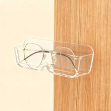 1PC Punch-Free Drilling-Free Wall-Mounted Glasses Storage Rack - Pressure-Resistant Sunglasses Display Rack, Jewelry Sundries Storage Organizer For Prescription Glasses/Sunglasses, Suitable For Bedroom Bathroom Bedside Dressing Table, Christmas Decorations & Christmas Gifts - 無色 - 查看 7