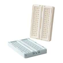 1个长方形空心塑料收纳盒，可堆叠文件托盘，学生宿舍桌面书架，桌面整理盒，加厚可折叠塑料收纳架，适用于办公室、宿舍、教室，学生必备