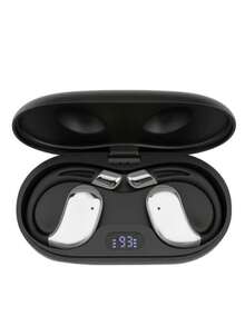 Open Ear Bluetooth Headphones - Comfortable, Lightweight, Long Battery Life, Type-C Charging - 米色 - 查看 9