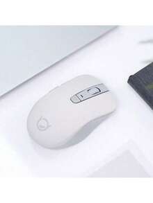 Lenovo Xiaoxin M1 Office Tablet Universal Silent Mouse: High-Precision Positioning, 69g Portable, 3-Level Adjustable DPI, Bluetooth Connectivity, Matte Finish. - White - View 6