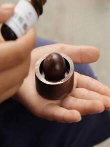 Wooden Spherical Essential Oil Diffuser, Enhances Home & Bedroom Fragrance, Eliminates Indoor Odors, Also Serves As Home Decor