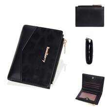 1pc Women Short Wallet Fashion Multi-Card Slots Zipper Coin Purse Contrast Color Card Holder For Women Wallet Mini Wallet Purse Wallet Small Wallet Cute Wallet Purses For Woman Wallet For Ladies Wallet - Black - View 8
