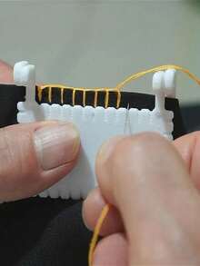 1/2 Pieces Clip On Sewing Tool - Durable Plastic Lock Edge Knitting Tool, Detachable, Good Fixing Effect, Suitable For Beginners And Elderly People, Used For Clothing Sewing, Fabric Repair, Clothing Maintenance, Elderly Manual Assistance, Durable Plastic Tools, DIY Hand Sewing Accessories, Ergonomic Design, Precision Sewing Equipment, Smooth Surface - Multicolor - View 6