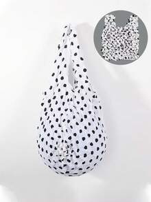 女士可扩展手提袋，可折叠可重复使用购物袋，大容量，多种颜色可选，可折叠，旅行必备，菠萝袋，褶皱气泡袋，适合旅行、露营、户外活动、海滩、暑假、返校季等场合。 - 彩色 - 查看 9