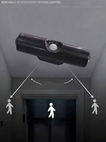 New Magnetic Rechargeable Night Light, Smart Motion Sensor Light, Self-Adhesive Hillside Dual Cat Eye Lamp For Bedroom, Bedside, Closet, Study, Stairs, Indoor, Outdoor, Balcony