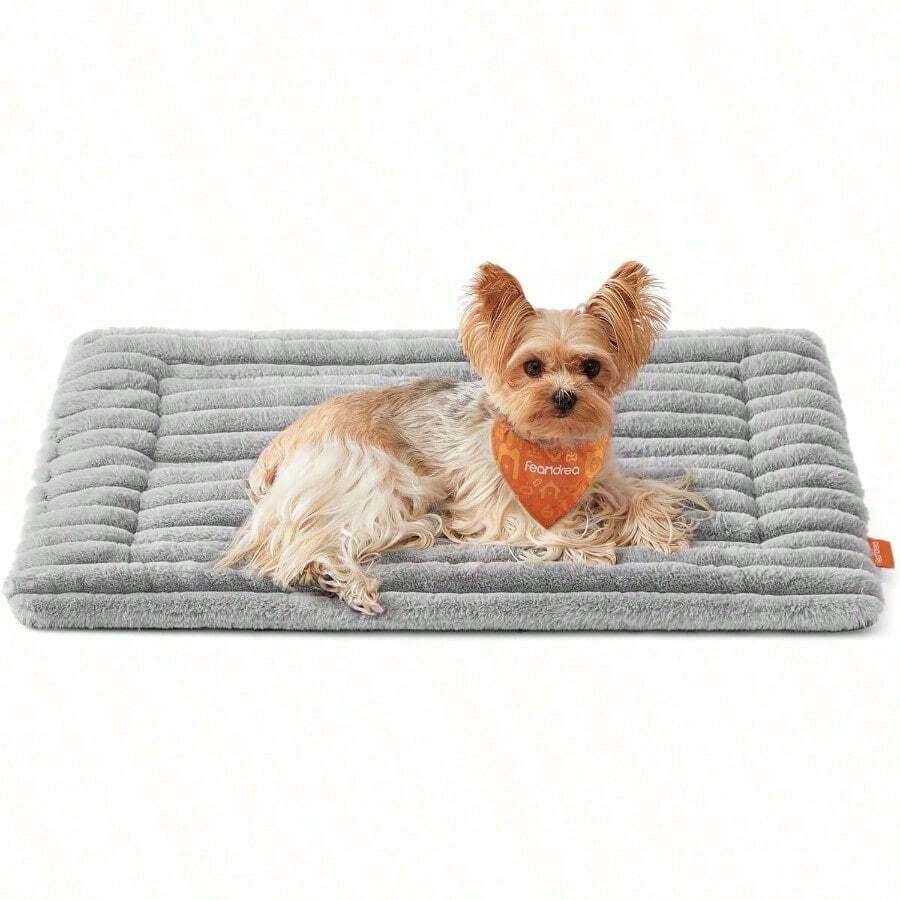 YFeandrea Manta para Perros Alfombra para Mascotas para Perros y Gatos 75 x 50 cm M Lavable a Maquina Gris Paloma MPPB042GD01 - M (75L x 50W cm) - Ver 1