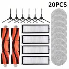 Robot Vacuum Cleaner Accessory Kit - Compatible With S20+, S20+ Plus, B108GL, S10+, S10+ Plus, B105 - Includes Main Brush, Side Brushes, HEPA Filter, Mop Pad - Essential Maintenance Kit, Vacuum Cleaner Accessories | Comprehensive Accessory Set | Durable Filters - Multicolor - View 17