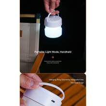 Lámpara de camping plegable y telescópica multifuncional para exteriores