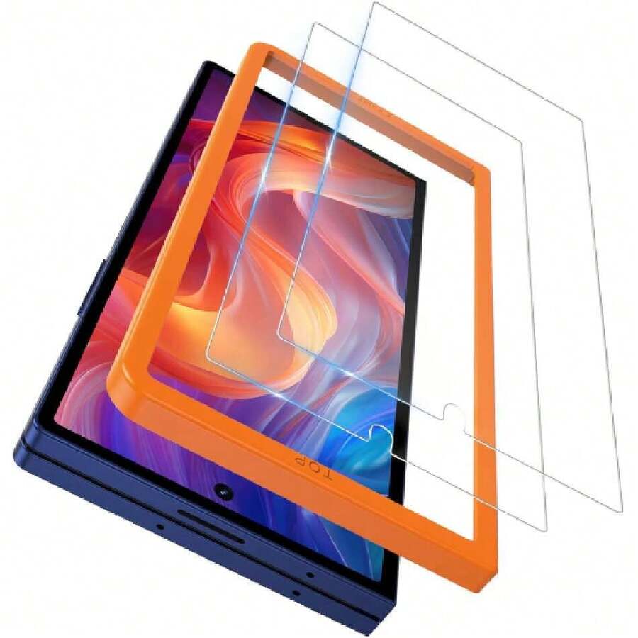 YWXTW  Front Screen Protector For Samsung Galaxy Z Fold 7, Military-Grade Tempered Glass Film With Alignment Frame, Bubble Free High Touch Sensitivity - Clear 2 Pack,32601530 - Màu Tím - Xem 1