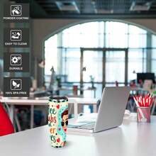 1PC 40oz Tumbler With Handle - Stainless Steel Insulated Mug - Double-Wall Vacuum Insulation Preserves Hot Chocolate For Ice Fishing Trips, Fits Car Cup Holders For Frozen Lakes, Portable For Outdoor Fishing Huts & Indoor Warm-Up - Ice Fishing Companion Gift - 彩色 - 查看 6