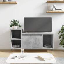 Mobile porta TV vidaXL, grigio cemento, 100x35x55 cm, materiale a base di legno - Cammello - Visualizzare 1