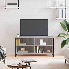 Mobile TV vidaXL Sonoma grigio 100x40x50 cm in legno composito - Cammello - Visualizzare 1