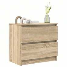 Mobile porta TV vidaXL in rovere Sonoma, 60x35x54 cm, legno composito - Cammello - Visualizzare 4