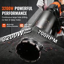 Tarières de terre - 2-25 cm 3500 W - Voir 2