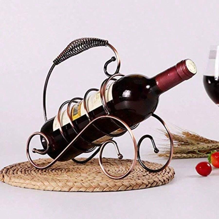 Wine Rack & Wine Glass Rack - Rojo - View 1
