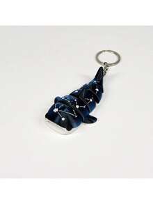3D Printed Shark Keychain - Realistic Shark Design With Keyring, Lightweight Whale Shark Bag Charm Key Ring, Suitable For Everyday Use, Halloween, Christmas Gifts, Ocean Whale Shark Decorative Accessory, Backpack, Phone, Car Hanging Decoration, Shark Ornament - Multicolor - View 5