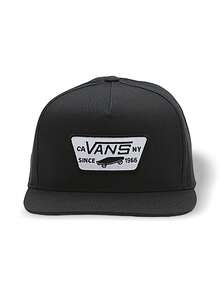 Full Patch Snapback Unisex Baseball Cap Decoration Versatile Daily School Black VN000QPU9RJ1 - Black - View 2