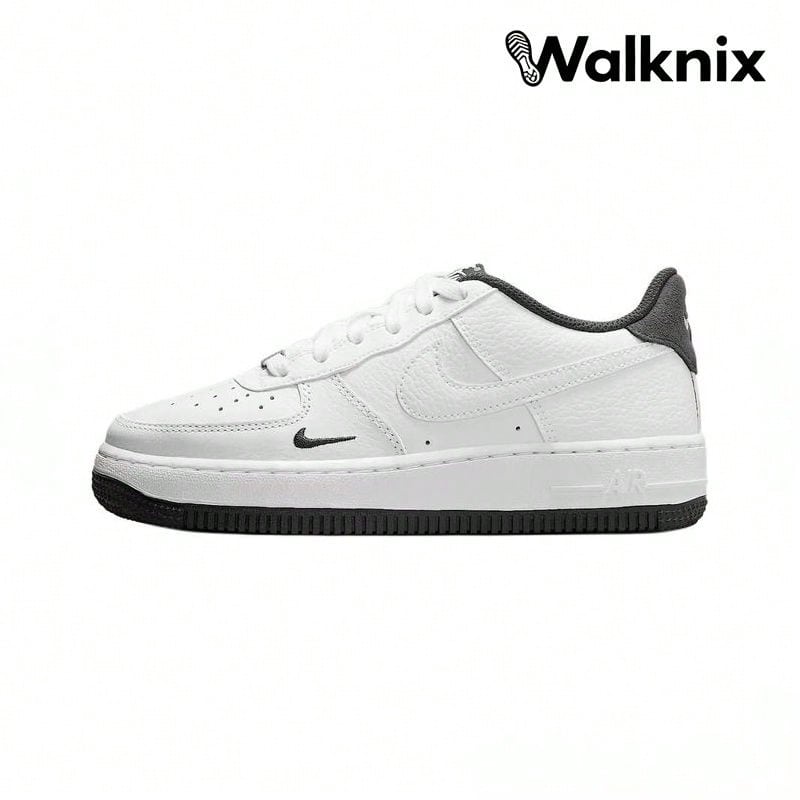 Nike Air Force 1 Lv8 Leather Comfortable Soft Non-Slip Durable Low-Top Kids Sneakers White Black Sneakers Men HJ4560-100 - 彩色 - 查看 1