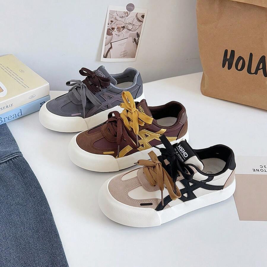 Women Canvas Shoes - Milk Apricot - View 1