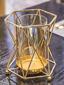 [US-Based Shipping]Luxury Wrought Iron Vase Decoration, Perfect For Home Living Room Decor, Minimalist Dining Room Romantic Candlelit Dinner Props, Nordic-Style Transparent Glass Hydroponic Flower Vase, Water-Cultivated Green Plant Tabletop Light Luxury Ornament, Geometric Glass Vase With Metal Stand, Crystal Clear Inner Bottle, Hand-Gilded Geometric Metal Vase, Rose Gold Vase Decoration, Wine Cabinet Decor, Glass Ornament, Creative Vase For Living Room Dining Tables, Home Decor, Vases, Centerpiece Decorations, Birthday And Graduation Gift Glass Vases, Wrought Iron Vases, Farmhouse-Style Table Ornaments, Creative Wide-Mouth Geometric Transparent Hydroponic Glass Vase For Living Room Tabletops, Romantic Candlelit Dinner Props, Valentine's Day Decorations, Valentine's Day Weddings, Birthdays, Room Decor, Bedroom Decor, Wedding Decorations, Home Decor, Household Decor, Party Decorations, Party Accessories, Room Decor Items, Bedroom Decor, Party Decorations. - 彩色 - 查看 13