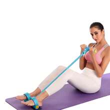 6-Tube Resistance Bands Set, Multifunctional Resistance Bands With Handles, Fitness Resistance Bands For Abdominal/Waist/Arm/Leg Stretching And Shaping Training, Suitable For Yoga, Pilates, Dance, Gymnastics, Bodybuilding And Other Sports - Multicolor - View 14