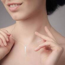 50pcs Antique Silver Spike Bead Pendants  Alloy Long Bullet Spike Charms Vintage Cone Shape Dangle Pendants Necklace Earrings Jewelry Making Supplies - ban đầu - Xem 6