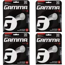 Gamma Deportes IO 17 G Set de Cuerdas para Raqueta de Tenis, 40 ', Negro(default) - Multicolor - Ver 1