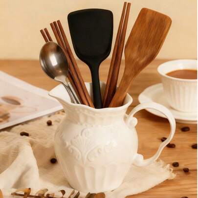 Storage Jars, Chopstick And Spoon Draining Storage Cylinders, Creative Tableware, Kitchen Household Storage Jars, Decorative Ornaments, Tableware Storage Jars, Storage Buckets, Chopstick Holders