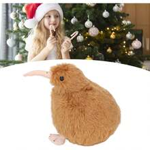 ¡RecomendadoPeluche Kiwi Bird, Juguete de Peluche de Pájaros de 7,9 Pulgadas, Peluche de Kiwi Peluche de Peluche, Juguete de Peluche Suave y Esponjoso para Niños Pequeños (Marrón)¡Top de Temporada - blanco - Ver 6