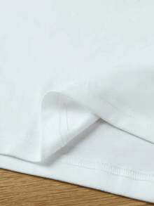 Cutout Collage Text Graphic Expressing An Anti Social Club Vibe With Playful Mismatched Letters On A Bold 100% Cotton Men's Tshirt - trắng - Xem 5