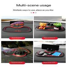 多功能汽车防滑垫，车载手机支架，防滑粘性仪表盘手机支架，硅胶仪表盘汽车垫 - 均碼 - 查看 2